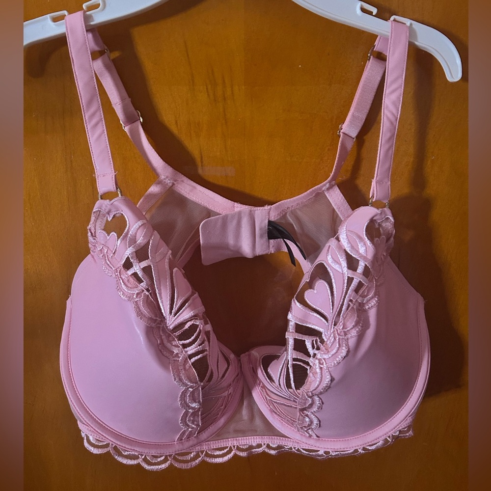 Honey Birdette Pink Heart Bra 38 DDD/F